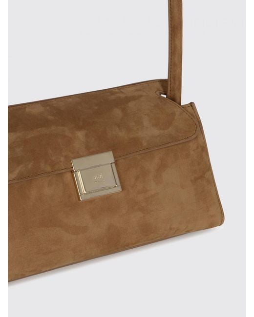 AMI Orange Mimi Suede Bag