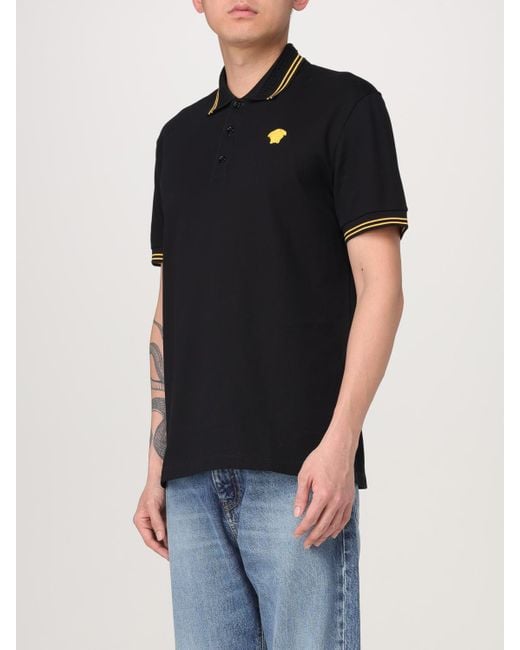 Polo Homme Versace pour homme en coloris Black