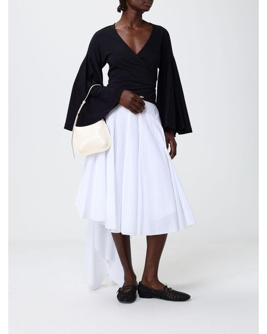 Jacquemus Natural Le Petit Bisou Embossed Leather Bag