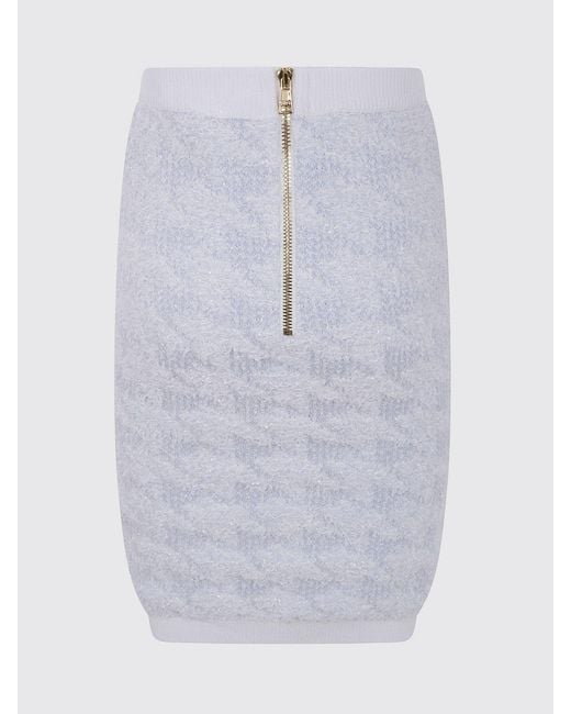 Balmain Blue Skirt