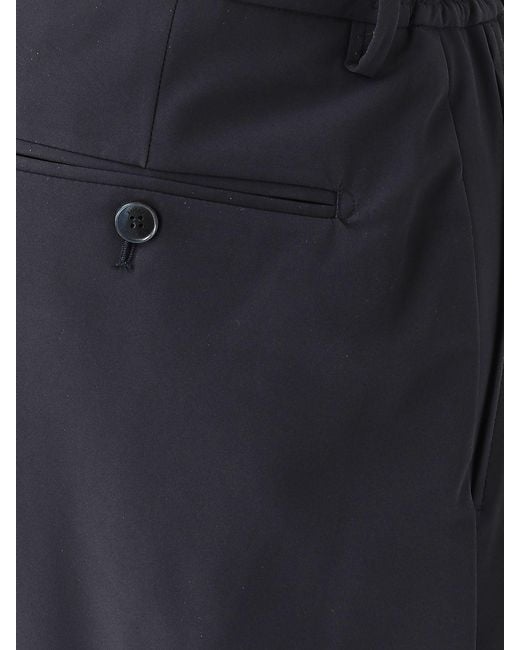 Briglia 1949 Blue Stretch Cotton Chino Trousers for men