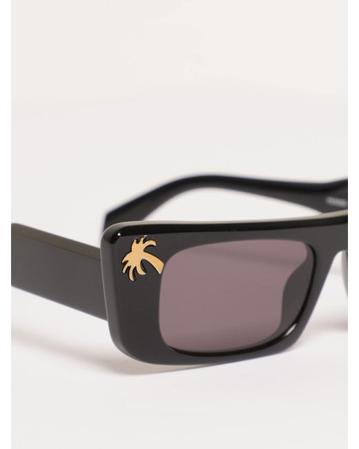 Occhiali Da Sole Uomo di Palm Angels in Natural da Uomo