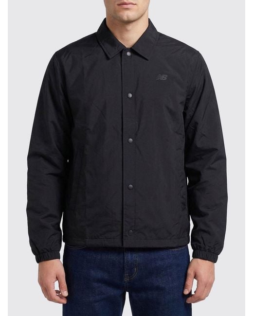 New Balance Blue Polyester Shirt Jacket for men