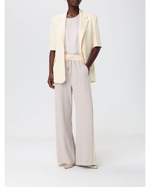 Hanita Natural Crepe Single-Breasted Blazer