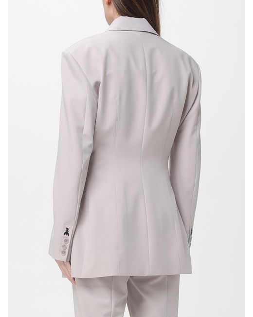 Patrizia Pepe Gray Double Breasted Blazer
