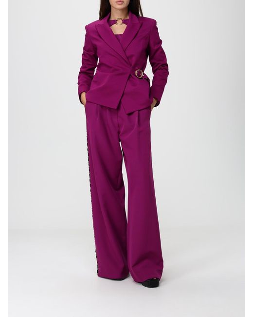 Just Cavalli Purple Trousers