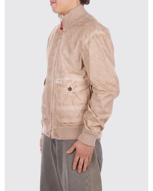 Fay Natural Bomber for men