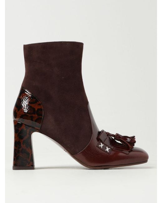Chie Mihara Brown Flat Ankle Boots