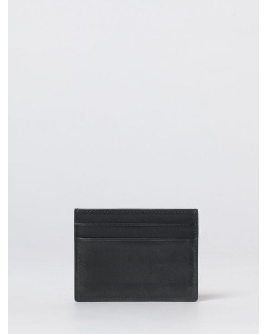 Dolce & Gabbana White Dolce &Amp Gabbana Dg Calfskin Card Holder for men