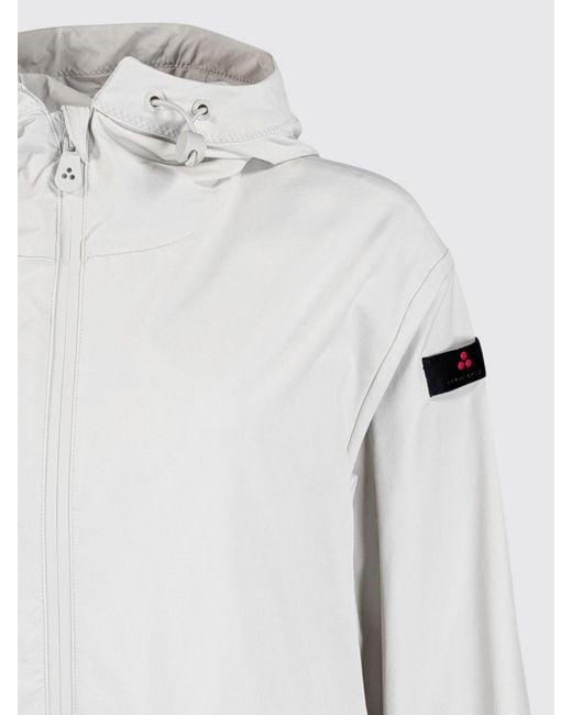 Peuterey Gray Nylon Hooded Windbreaker