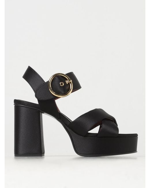 See By Chloé Black See By Chlo&Eacute Wedge Shoes