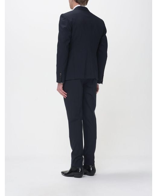 DSquared² Blue Single-Breasted Dress for men
