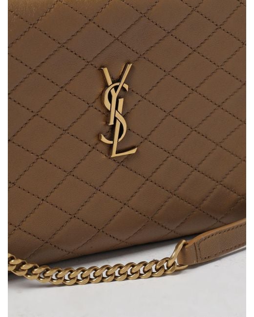Bolso De Hombro Mujer Saint Laurent de color Brown