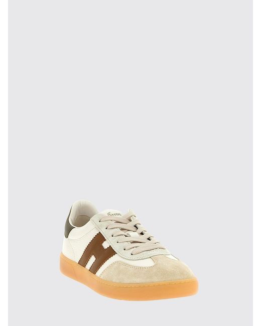 Hogan White Cool Leather Sneakers for men