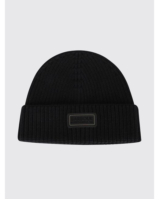 Set Cappello + Sciarpa Sweeper di Barbour in Black da Uomo