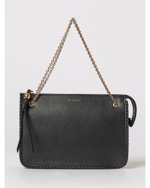 Etro Black Leather Bag