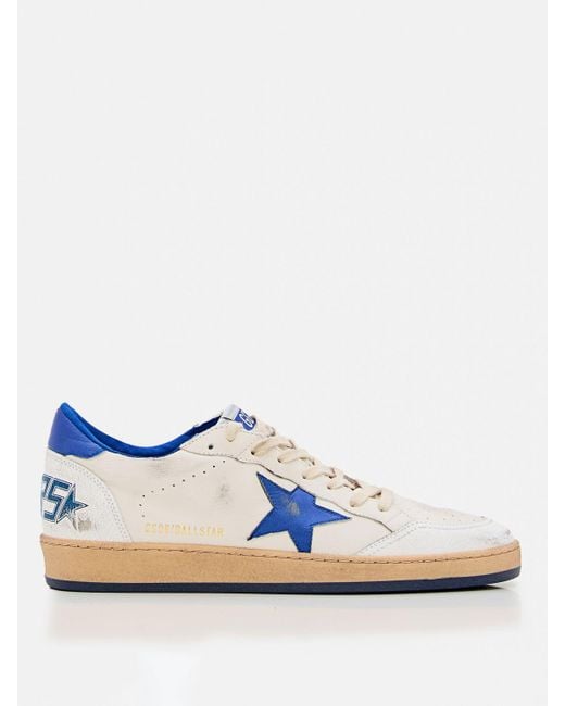 Golden Goose Deluxe Brand Blue Sneakers for men