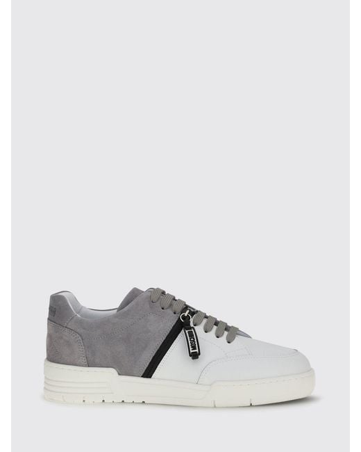 Moschino Couture White Leather Sneakers for men