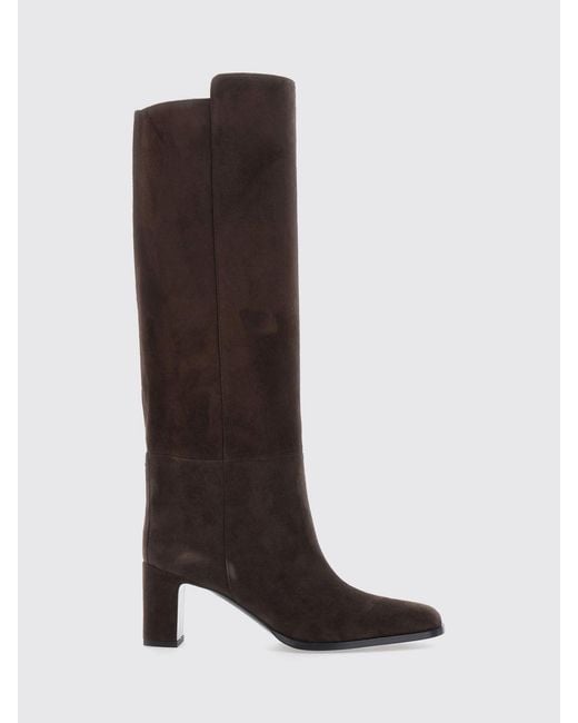 Jimmy Choo Brown Flat Ankle Boots