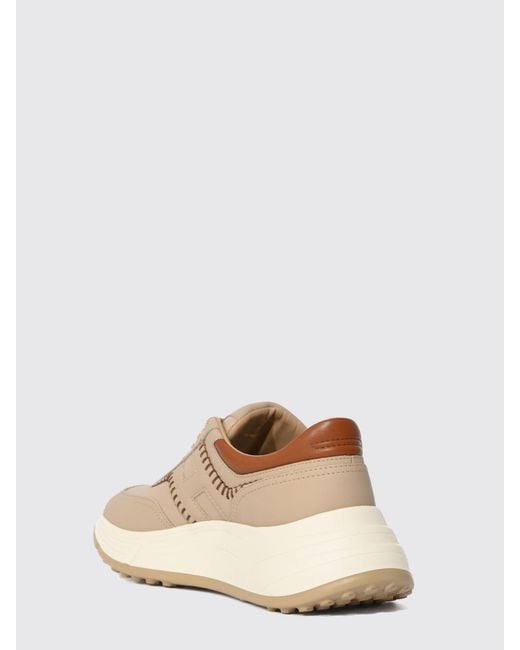 Hogan Natural H669 Nappa Leather Sneakers