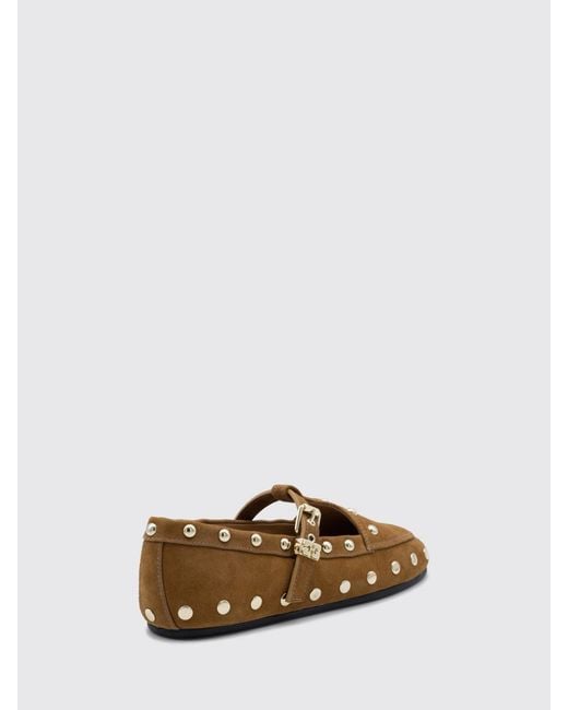 Ganni Brown Ballet Flat
