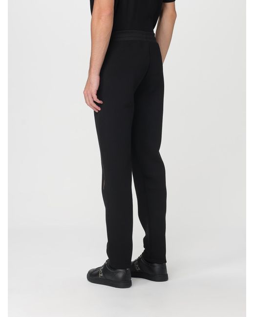 EA7 Black Trousers for men