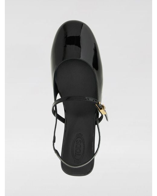 Tod's White Patent Leather Mary Jane