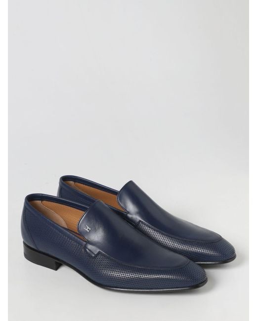 Moreschi Blue Loafers for men