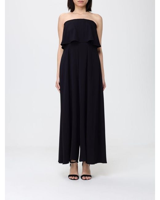 Hanita Black Polyester Jumpsuit