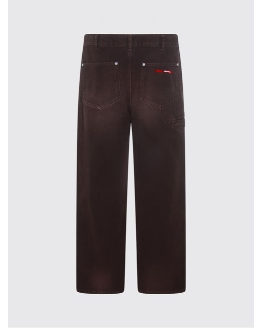 Marni Black Wide-Leg Cotton Denim Jeans for men
