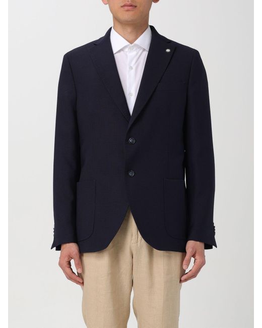 Manuel Ritz Blue Jacket for men