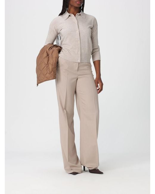 Max Mara Brown Water-Repellent Quilted Padded Vest