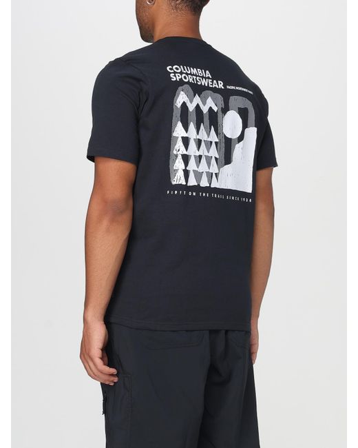 Camiseta Hombre Columbia de hombre de color Blue