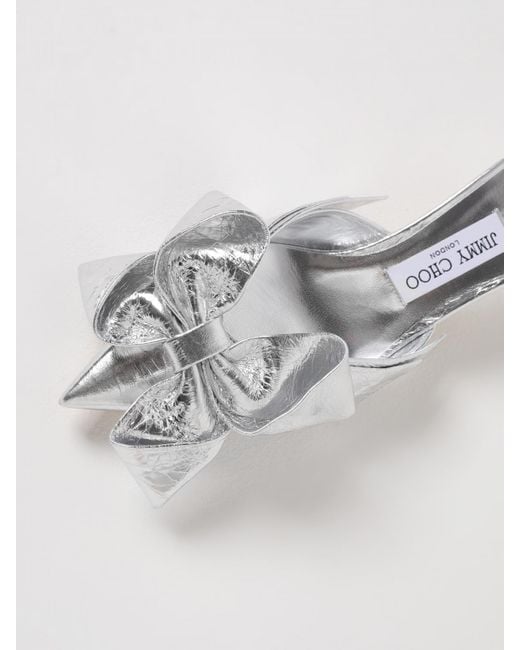 Jimmy Choo Metallic Sandalen Mit Absatz Damen