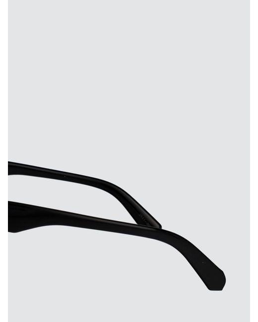 Calvin Klein White Cat-Eye Sunglasses