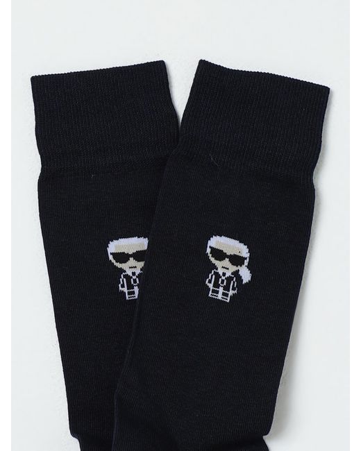 Karl Lagerfeld Black Socks for men