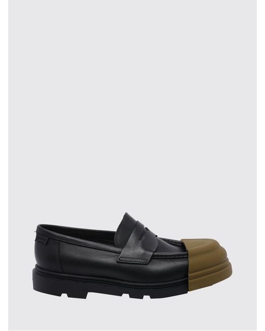 Camper White Junction Leather Loafers for men