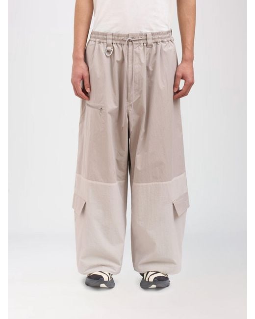Y-3 Natural Wide Jogging Trousers for men
