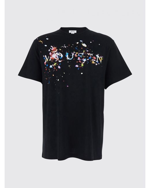 McQueen Black T-Shirt for men