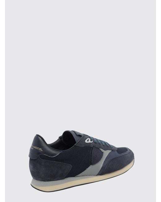 Philippe Model Blue Sneakers for men