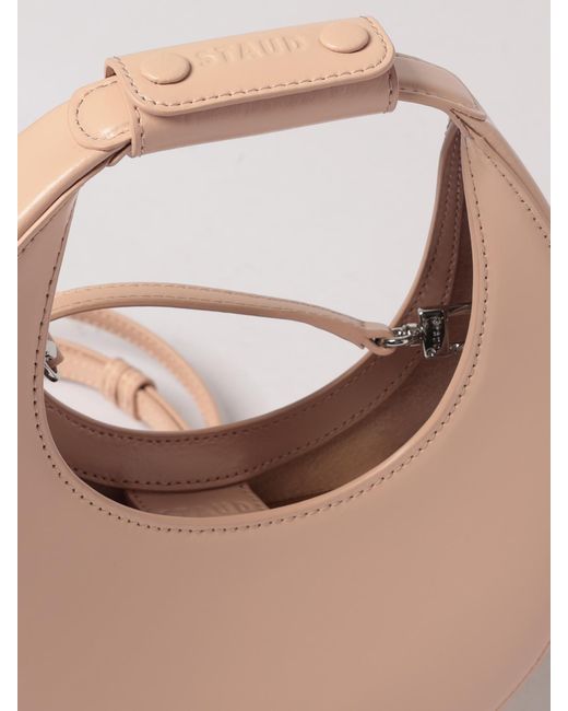 Staud Natural Moon Leather Bag