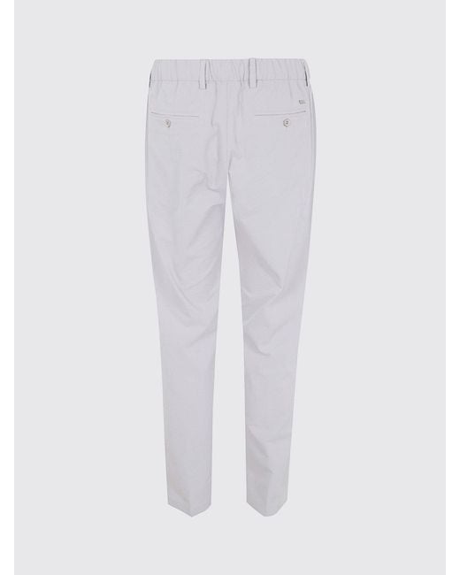 Herno Gray Hero Gabardine Chino Trousers for men