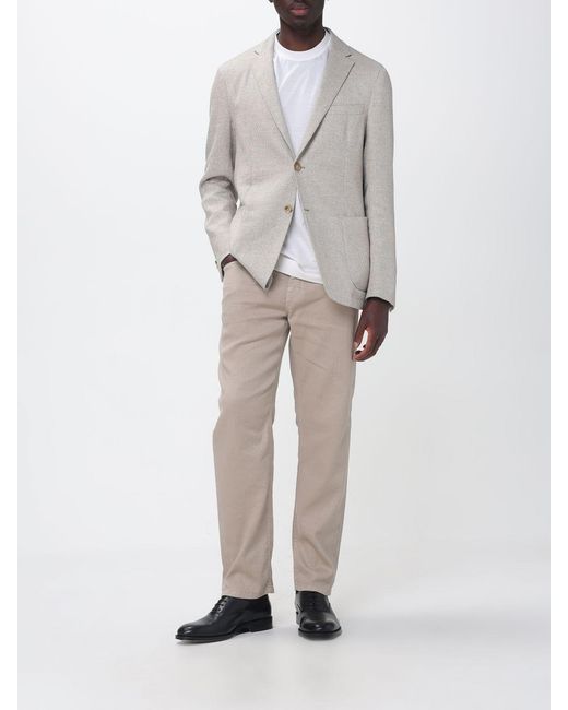 Zegna White Cotton And Silk T-Shirt for men
