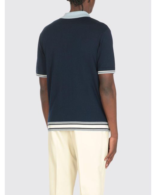 Casablanca Blue Polo Shirt for men