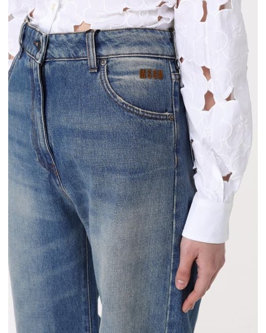 MSGM Blue Jeans