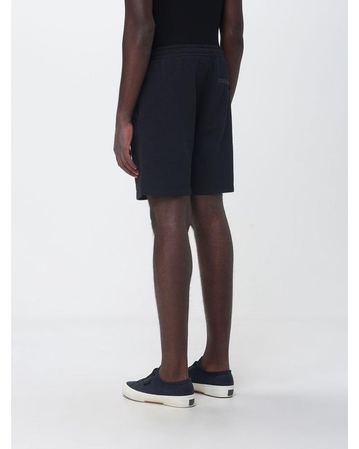 K-Way Blue Cotton Jogging Shorts for men