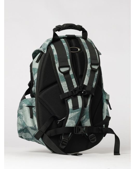 Oakley Black Bathroom Sink Rc Water-Repellent Cordura Backpack With Camouflage Pattern for men