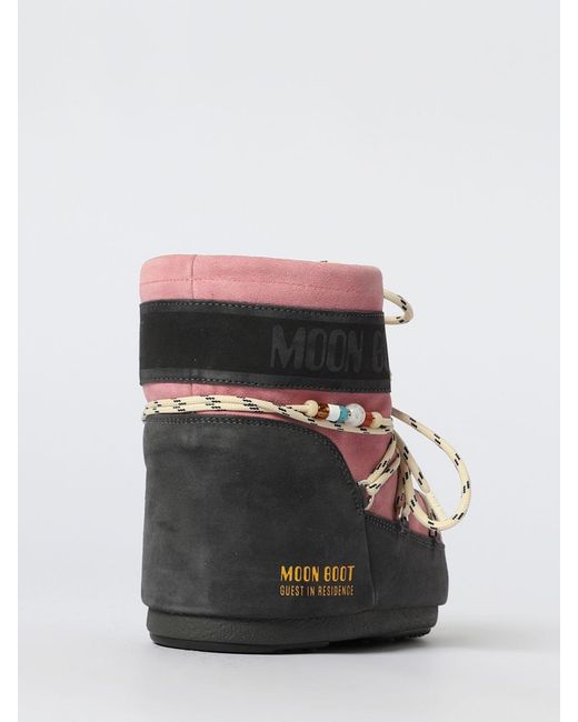 Moon Boot Multicolor Boot Low Suede Beads