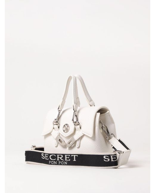 Secret Pon-pon Natural Schultertasche Damen