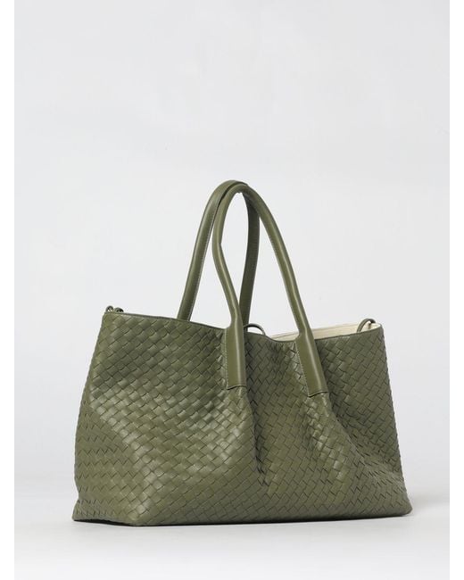 Bottega Veneta Green Pinacoteca Large Bag